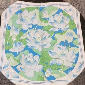 Hermes Fleur de Lotus 100% Large Silk Scarf